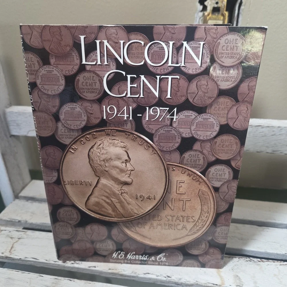 He Harris Lincoln Cents Penny Coin Folder 1941-1974